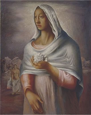 La mujer del caracol by Jesus Guerrero Galvan - Auction record, sale price, and art valuation. Compare with similar artists and explore comparable artworks.