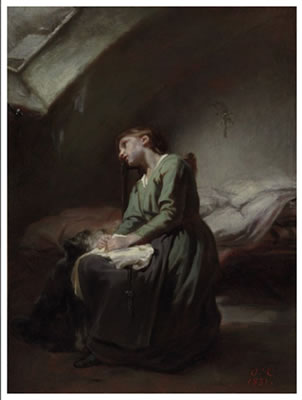 The abandoned girl