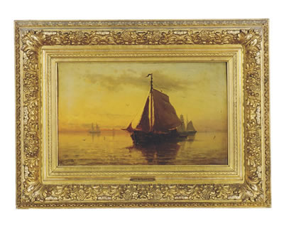 Sailboats at sunset by Willem Joannes Schutz - Auction record, sale price, and art valuation. Compare with similar artists and explore comparable artworks.