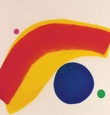 Arnolfini Baby! by Jules Olitski - Auction record, sale price, and art valuation. Compare with similar artists and explore comparable artworks.