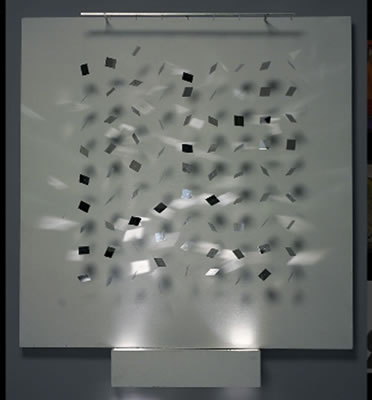 Sample artwork by Julio Le Parc (Born 1928), known for kinetic art, mixed media, performance, assemblage, painting, light images - View similar artists and auction records