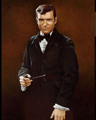 Portrait of Hugh Hefner