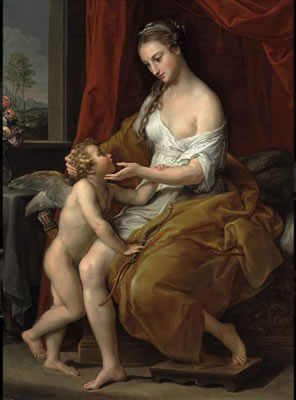 Venus Caressing Cupid by Pompeo Girolamo Batoni - Auction record, sale price, and art valuation. Compare with similar artists and explore comparable artworks.