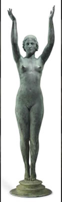Sample artwork by Carl Jennewein (1890 - 1978), known for classical figure sculpture, medallic art - View similar artists and auction records