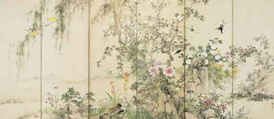 Sample artwork by Yamamoto Baiitsu (1783 - 1856), known for landscape, flower and bird painting - View similar artists and auction records