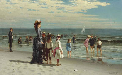Beach at Coney island