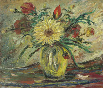 Jarrón con flores (Homenaje a Vincent Van Gogh)