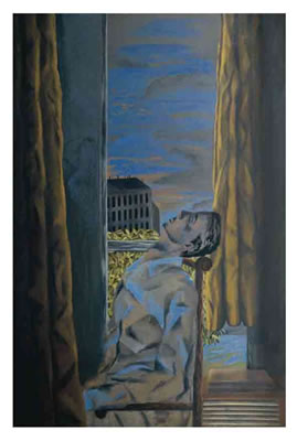 Portrait of Atul Dodiya: Self-portrait