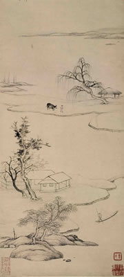 OX IN RIVERSCAPE