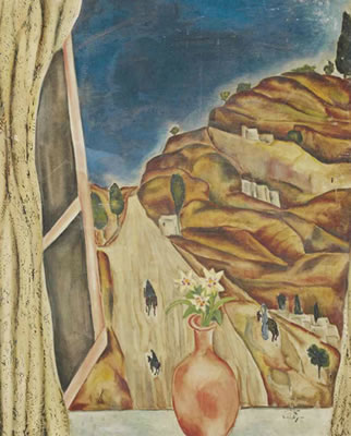 Landscape Through an Open Window by Moshe Mokady - Auction record, sale price, and art valuation. Compare with similar artists and explore comparable artworks.