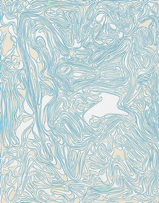 Sample artwork by James Siena (Born 1957), known for diagramatic, linear abstract painting - View similar artists and auction records