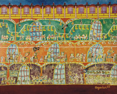 Sample artwork by Jose Roberto Aguilar (Born 1941), known for painting - View similar artists and auction records