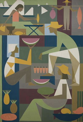 Sample artwork by Lula Cardoso Ayres (1910 - 1987), known for mural painting and performance art - View similar artists and auction records