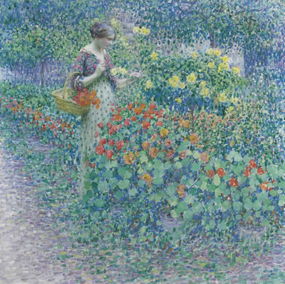 In the Garden by Louis Ritman - Auction record, sale price, and art valuation. Compare with similar artists and explore comparable artworks.