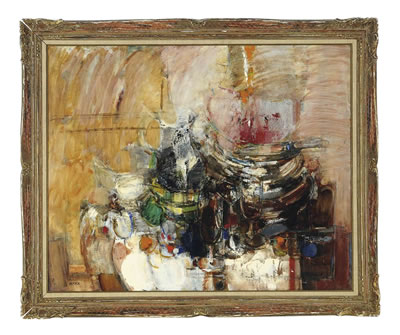 Untitled (Still Life) by Raoul Pradier - Auction record, sale price, and art valuation. Compare with similar artists and explore comparable artworks.