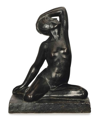 Seated female Nude by Raphael Schwartz - Auction record, sale price, and art valuation. Compare with similar artists and explore comparable artworks.