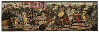 The slaying of Goliath: a cassone front