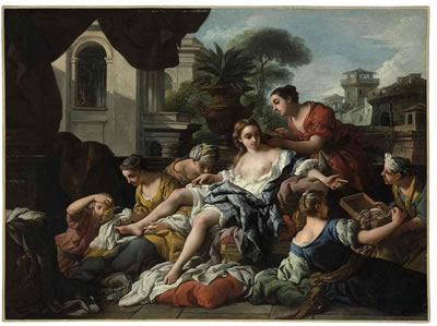 Bathsheba at her toilet