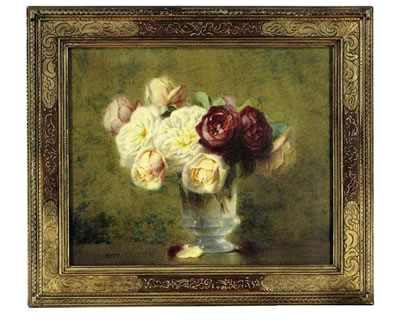 Roses in a vase by Isidore Rosenstock - Auction record, sale price, and art valuation. Compare with similar artists and explore comparable artworks.