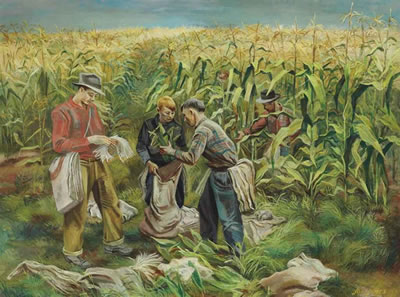 Cornfield by Joe (Joseph John) Jones - Auction record, sale price, and art valuation. Compare with similar artists and explore comparable artworks.