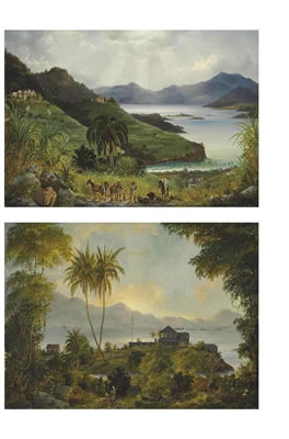 Cruz Bay; Cinnamon Bay, Danish West Indies (U.S. Virgin Islands) (2)