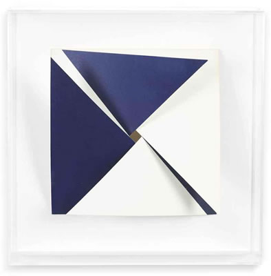 Untitled (Blue and White)