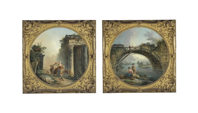 The Ruins; and The Old Bridge (a pair)