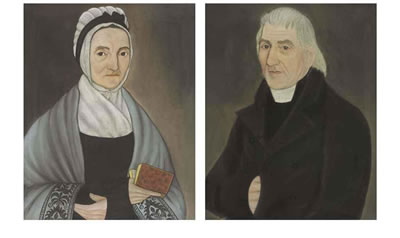 A Pair of Portraits of Abraham Staats and Margaret Dubois Staats