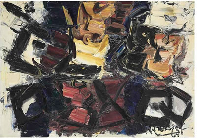 Sample artwork by Ibere Camargo (1914 - 1994), known for painting - View similar artists and auction records