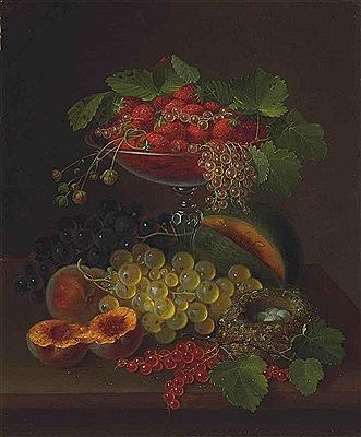 Still Life with Fruit by George Forster - Auction record, sale price, and art valuation. Compare with similar artists and explore comparable artworks.