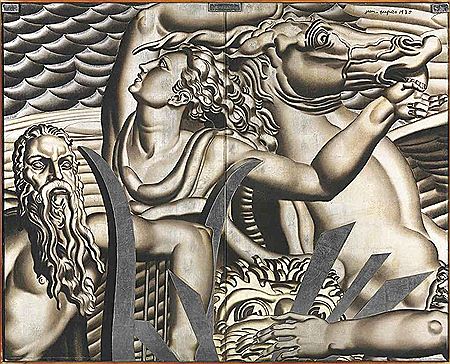 A PAIR OF WALL PANELS, 1934/35