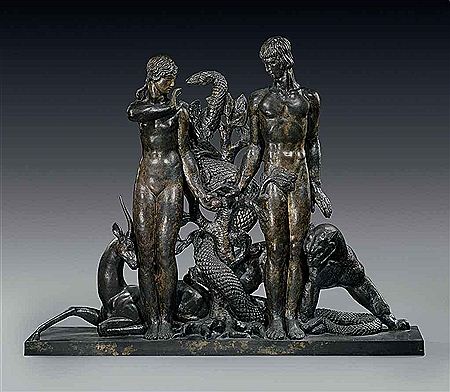 'TEMPTATION,' A FIGURAL SCULPTURE, CIRCA 1935