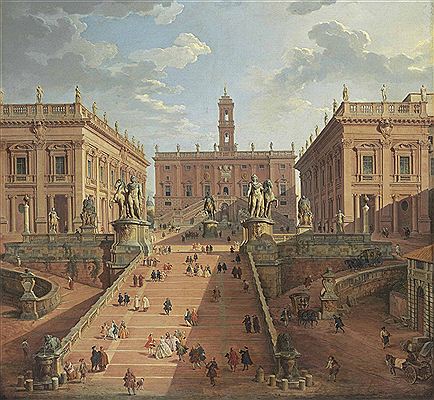 View of the Campidoglio, Rome