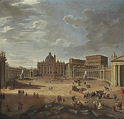 View of Saint Peter's Square, Rome