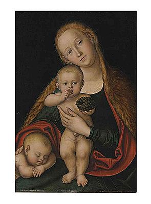 The Virgin and Child with infant Saint John the Baptist sleeping by Lucas the Younger Cranach - Auction record, sale price, and art valuation. Compare with similar artists and explore comparable artworks.