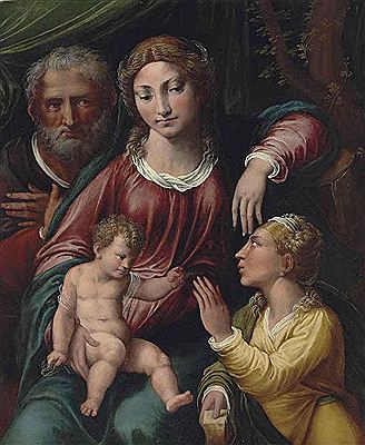The Mystic Marriage of Saint Catherine by Biagio Pupini - Auction record, sale price, and art valuation. Compare with similar artists and explore comparable artworks.