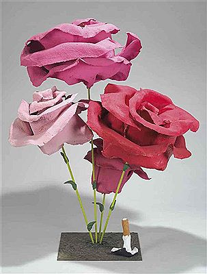 Untitled (Rose 50 with Lady Bug and Cigarette) by Will Ryman - Auction record, sale price, and art valuation. Compare with similar artists and explore comparable artworks.
