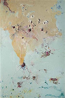 In what seemed at first a monster's colonial dream, leprechauns of amber body and agile mind blew west wondering what it would be like to leave land, ocean, bird, bear, feline and the bounty of horned beasts, to leave our nature for culture