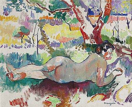 Etude inversée, Nu sous les arbres, Villa Demière by Henri Manguin - Auction record, sale price, and art valuation. Compare with similar artists and explore comparable artworks.