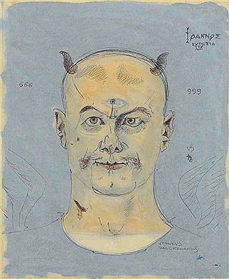 Portrait of John D (Ivan Dabrowsky) Graham: Untitled (self-portrait)