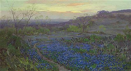 Blue Bonnets at Twilight by Julian (Robert Julian) Onderdonk - Auction record, sale price, and art valuation. Compare with similar artists and explore comparable artworks.