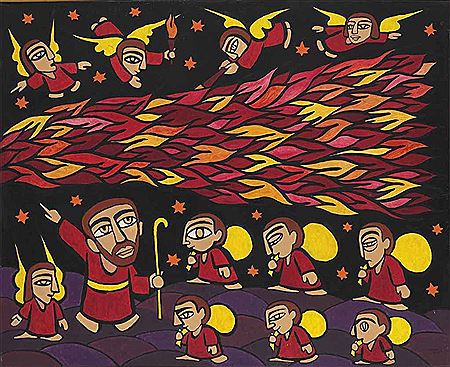 Deus mostra o caminho de fogo a Moisés by Raimundo de Oliveira - Auction record, sale price, and art valuation. Compare with similar artists and explore comparable artworks.