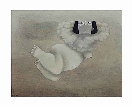 Mujer volando