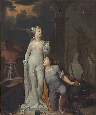 Pygmalion and Galatea by Mattheus Terwesten - Auction record, sale price, and art valuation. Compare with similar artists and explore comparable artworks.