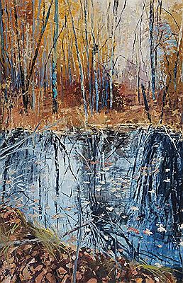 October Pond Reflections