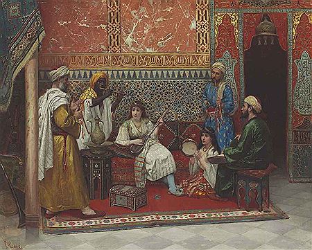 Musicians in an Interior