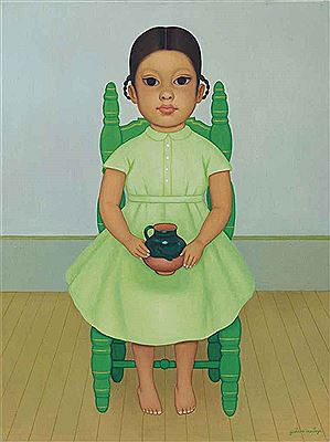 Niña con jarro