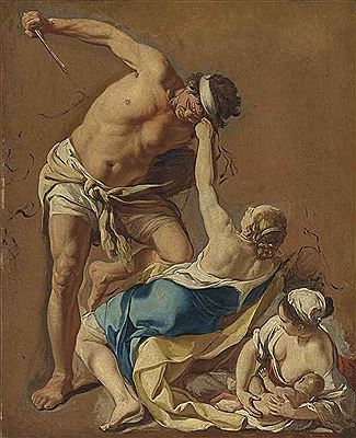 A modello for the Massacre of the Innocents by Giacinto Diana - Auction record, sale price, and art valuation. Compare with similar artists and explore comparable artworks.