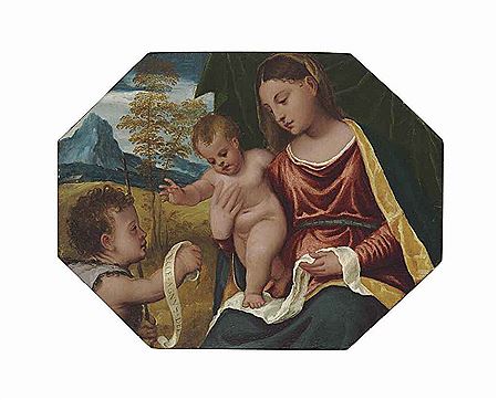 The Madonna and Child with the young Saint John the Baptist