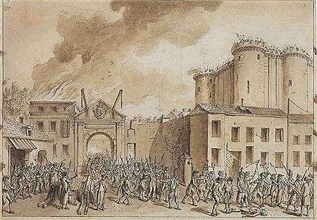 The storming of the Bastille by Claude Louis Desrais - Auction record, sale price, and art valuation. Compare with similar artists and explore comparable artworks.